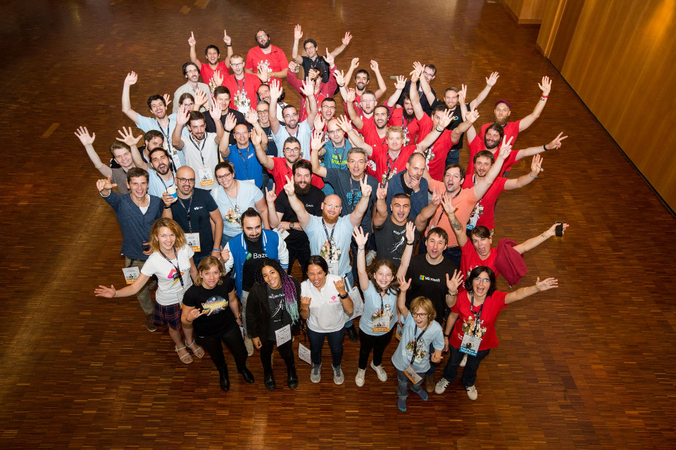 Les speakers et l'équipe du DevFest